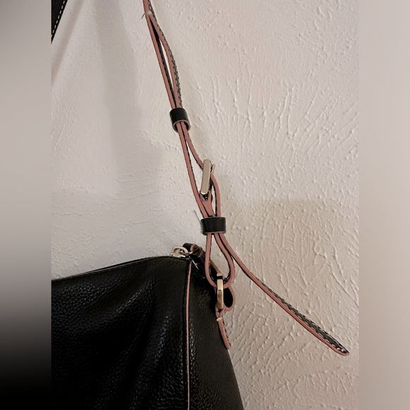 Kate Spade ♠️ Black Leather Shoulder Bag - Picture 2 of 6